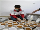 توزیع ۵۰۰ غذا بین نیازمندان توسط هلال احمر شهرستان شمیرانات