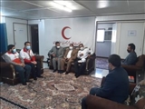 بازدید فرماندار شمیرانات از ایستگاه هلال احمر گردنه قوچک