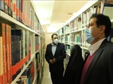 بازدید فرماندار شمیرانات از کتابخانه عمومی شهید محلاتی