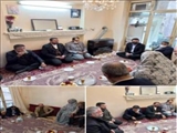 استاندار تهران با خانواده شهید معزز احمدی زمانی دیدار کرد