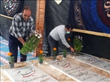 تجدید میثاق کارگران شهرداری لواسان با شهدای گمنام
