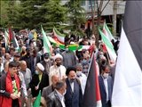 راهپیمایی روز جهانی قدس در رودبار قصران برگزار شد