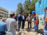مشکل فاضلاب خیابان دانشجو ولنجک مرتفع شد