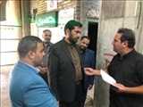 برپایی میز خدمت در مصلی نماز جمعه رودبارقصران 