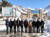 آئین عطرافشانی گلزار شهدای معظم اوشان فشم میگون در ایام الله فجر 