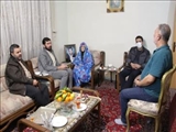 دیدار فرماندار شمیرانات با خانواده معظم شهید والامقام افتخاری