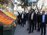 گشت مشترک بازرسی تنظیم بازار شمیرانات با حضور فرماندار و مدیران مربوطه 