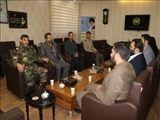 نشست فرماندار شمیرانات با فرمانده پادگان نزاجا لشگرک 