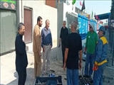 بازدید فرماندار شمیرانات از موکب المهدی (عج) شهرستان و دیدار با سردار هادی مسئول موکب مذکور در مرز مهران