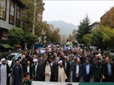 راهپیمایی 13 آبان در بخش رودبارقصران 