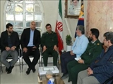 دیدار شهردار و شورای فشم با فرمانده بسیج الغدیر