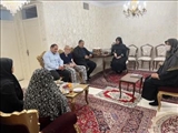دیدار مسئولان اداره ورزش شمیرانات ‌با سادات معظم از خانواده شهداء