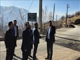 بازدید میدانی سرپرست فرمانداری شمیرانات از حوزه سرزمینی شهرستان