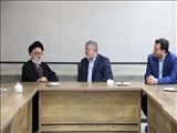 حضور معتمدیان استاندار تهران در بنیاد ملی نهج البلاغه و دیدار با آیت الله دین پرور