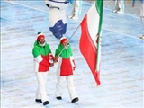 پرچم‌داری اسکی‌باز شمیرانی پیشاپیش کاروان ایران