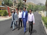 بازدید میدانی فرماندار شمیرانات از روند اجرای عملیات بهسازی و آسفالت محور لتیان، حد فاصل روستای رسنان