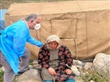 بازدید و نمونه گیری کووید از عشایر دشت لار غرب