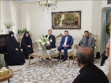 دیدار و دلجویی فرماندار شمیرانات از خانواده معظم شهید دانش آموز 