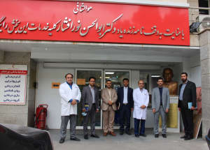 بازدید فرماندار شمیرانات از بیمارستان