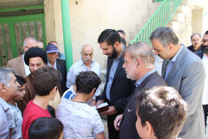 فرماندار شمیرانات در جمع اهالی