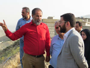 بازدید بخشدار لواسانات از روستای