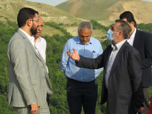 بازدید بخشدار لواسانات از روستای