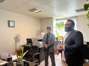 بازدید سرزده رئیس بازرسی فرمانداری