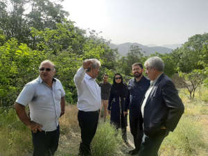  بازدید بخشدار لواسانات از روستای