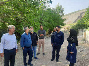  بازدید بخشدار لواسانات از روستای