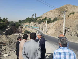 بازدید از راه روستاهای هنزک و سینک