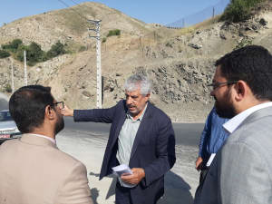 بازدید از راه روستاهای هنزک و سینک