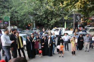 کاروان شادی جشن عید غدیر در بخش