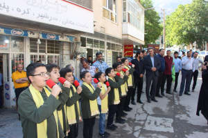 کاروان شادی جشن عید غدیر در بخش