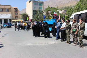 کاروان شادی جشن عید غدیر در بخش