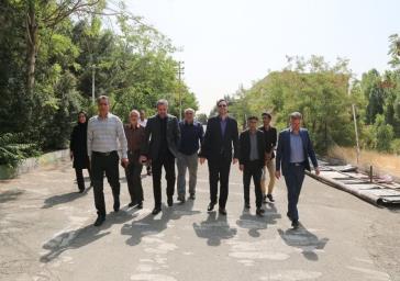 بازدید فرماندار شمیرانات از پروژه بازسازی خوابگاه‌های دانشجویی دانشگاه شهید بهشتی